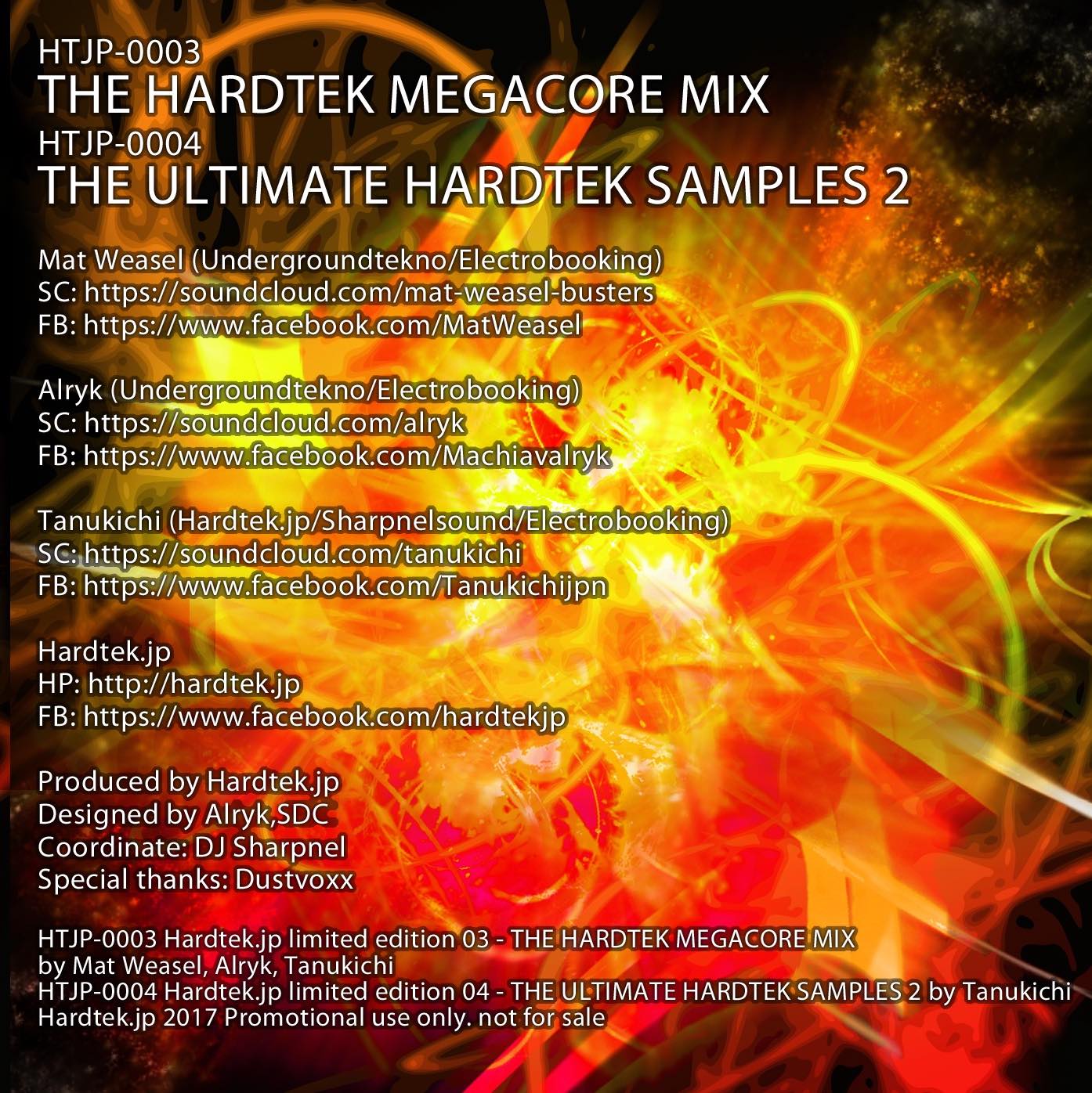 The Ultimate Hardtek Samples 2 by Mat Weasel & Tanukichi